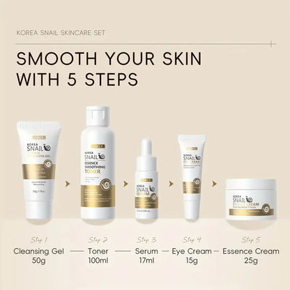 LureaSnail™ 5-Step Revitalizing Skincare Set